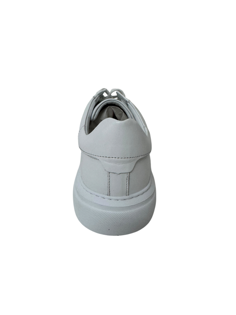 SNEAKERS IN VITELLO bianco