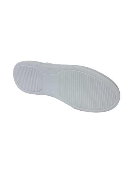 SNEAKERS IN VITELLO bianco